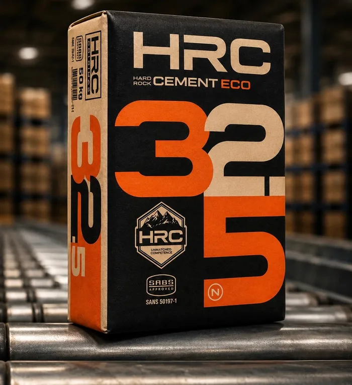 HRC 32.5N 50 kg bag on the roller conveyor
